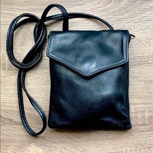 Black Leather Purse